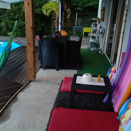 Chambre Chez L'Habitant Avec Piscine Privative Et Vue Panoramique Sur La Mer Des Caraibes Desmarinieres Dış mekan fotoğraf